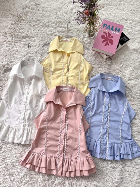 Collar Half Sleeve Shirt